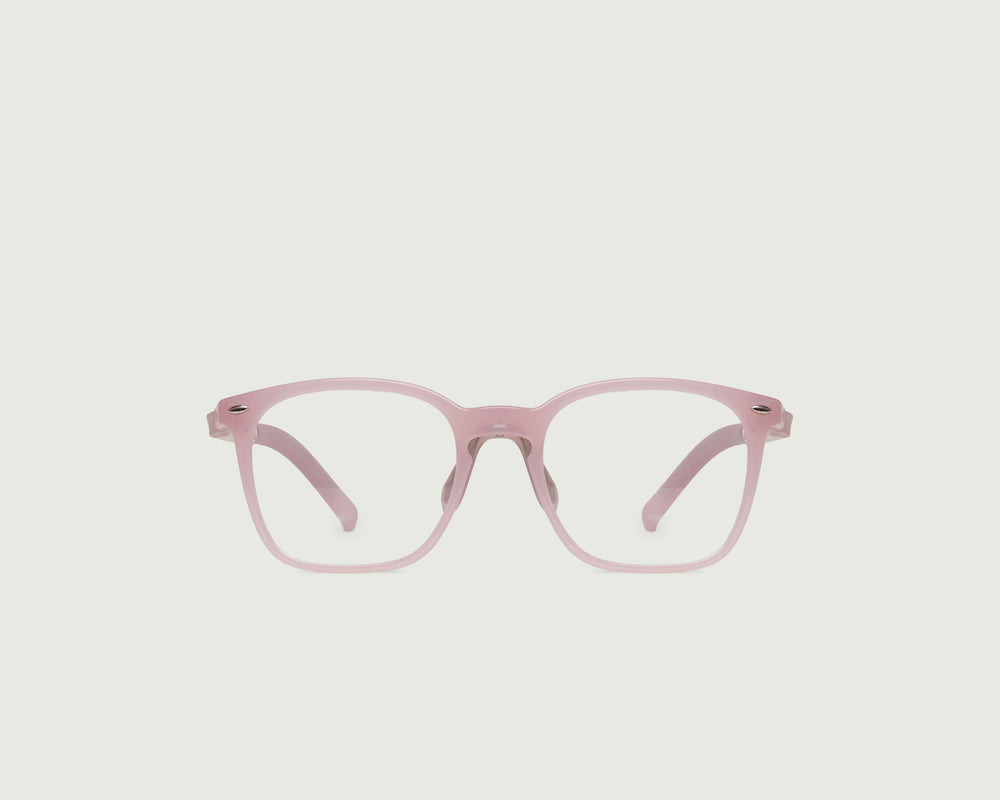 Anemone::Otto Kids Eyeglasses square pink castor seed front