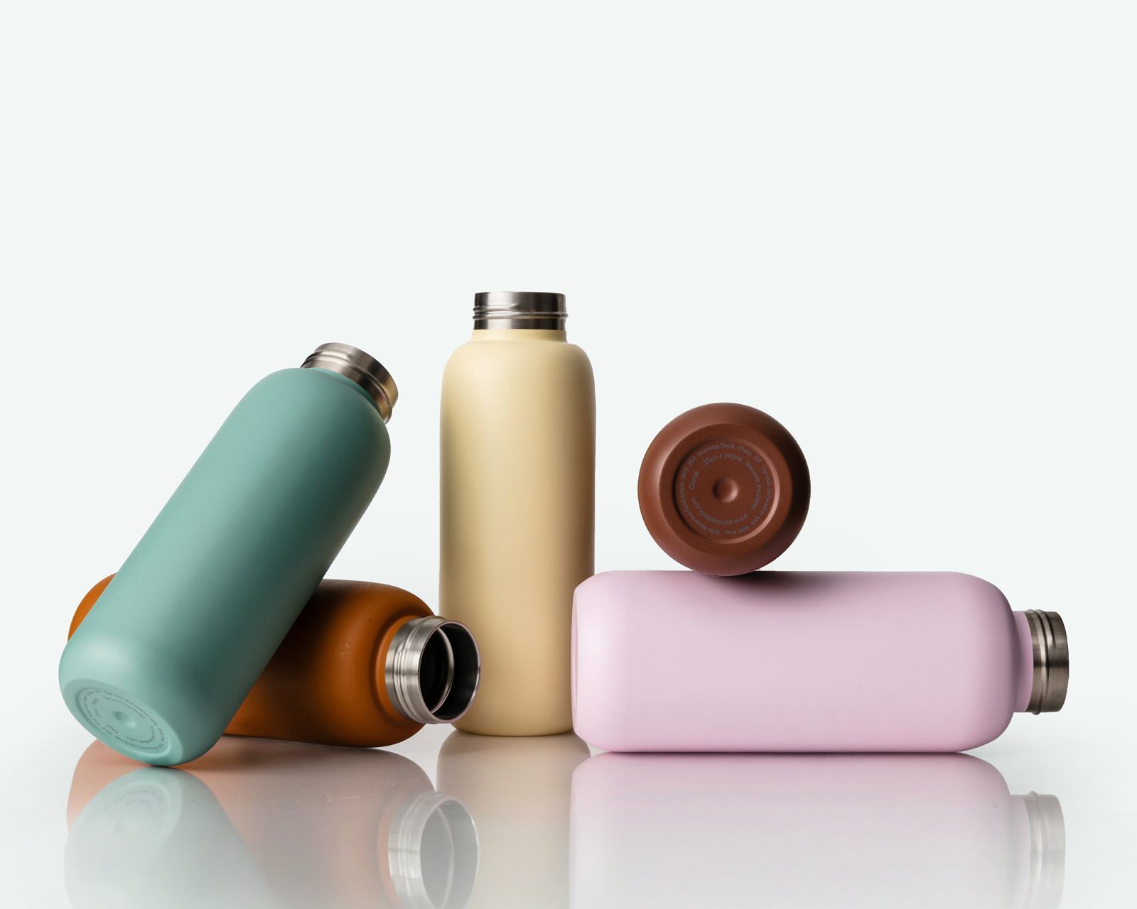 Flask-editorial Tumbler Bottle brown
