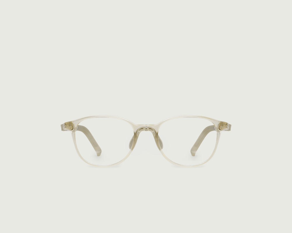 Jellyfish::Ren Kids Eyeglasses round clear castor seed front