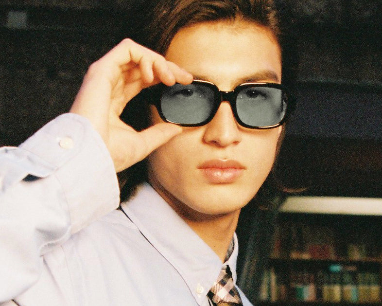 men Bobbi Sunglasses rectangle Tort acetate