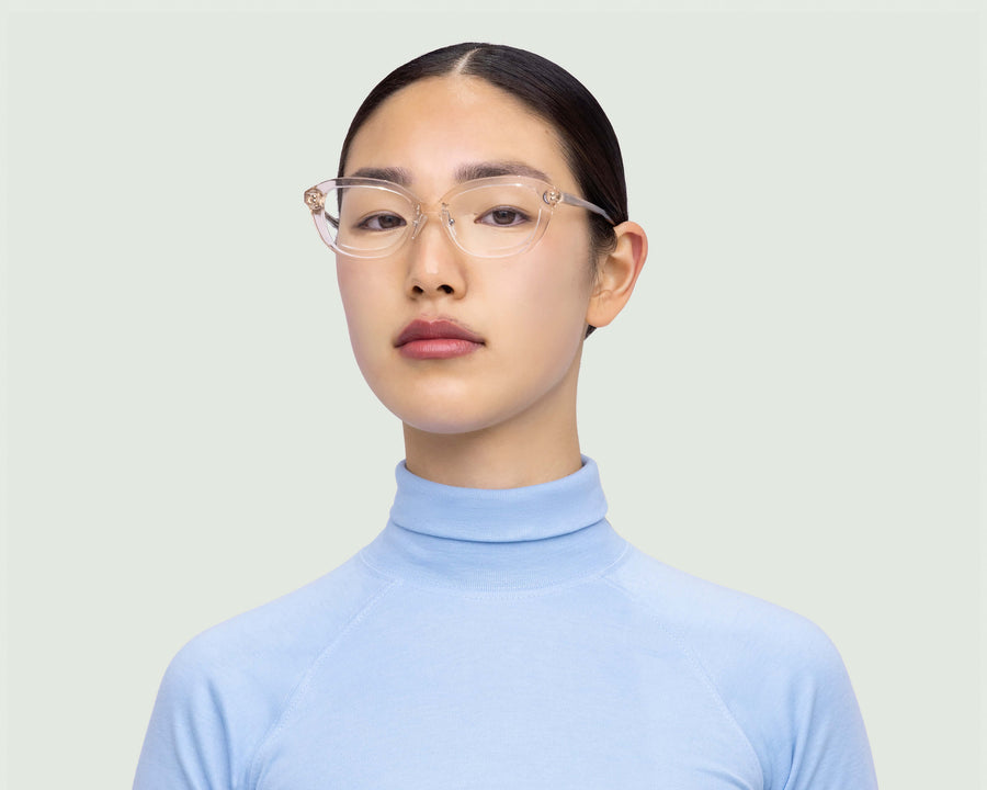 women Lera+ Eyeglasses cat eye nude bioacetate (6678064824374)