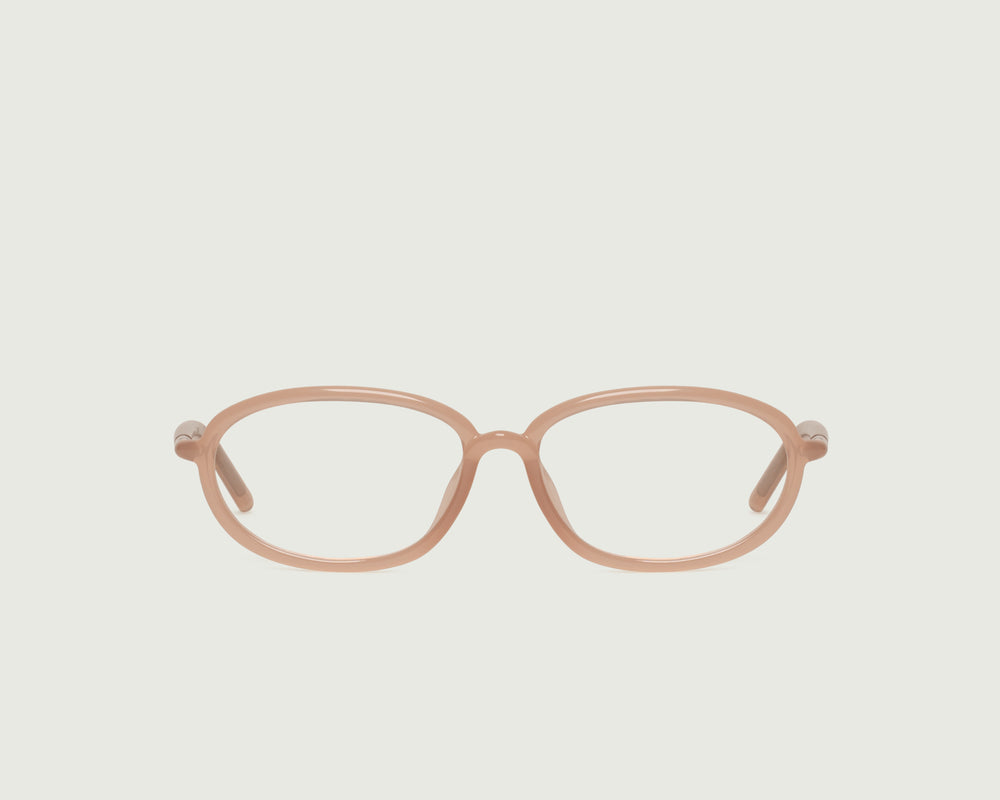 Rosewater::Arden Eyeglasses oval Pink castor seed front