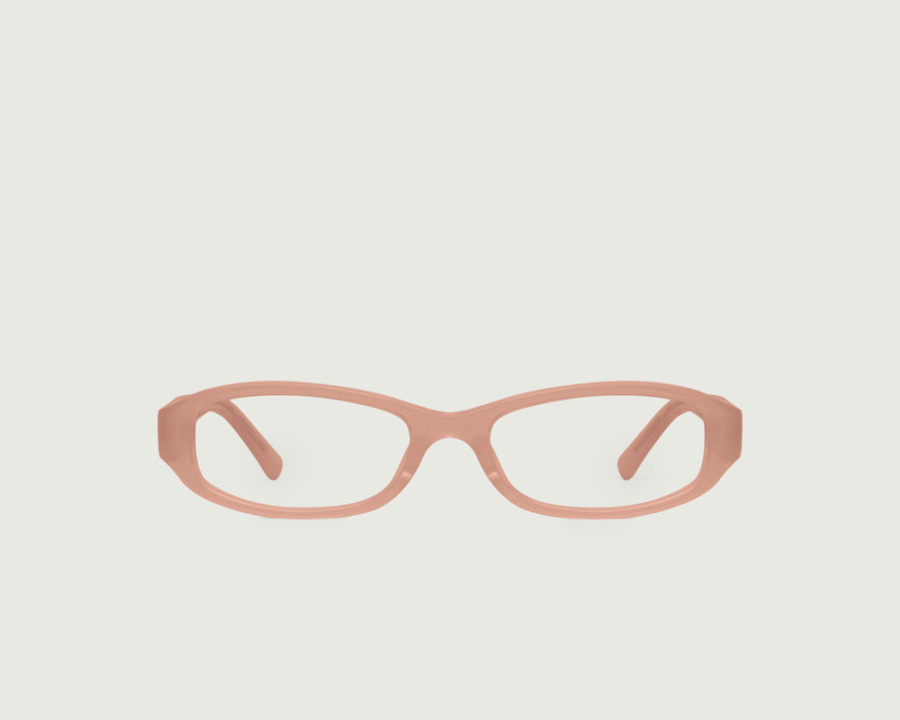 Rosewater::Lucy Eyeglasses rectangle pink acetate front