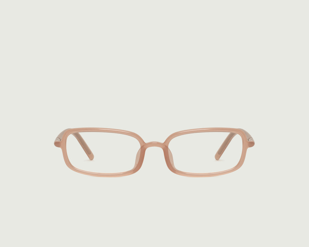 Rosewater::Oliver Eyeglasses rectangle Pink castor seed front