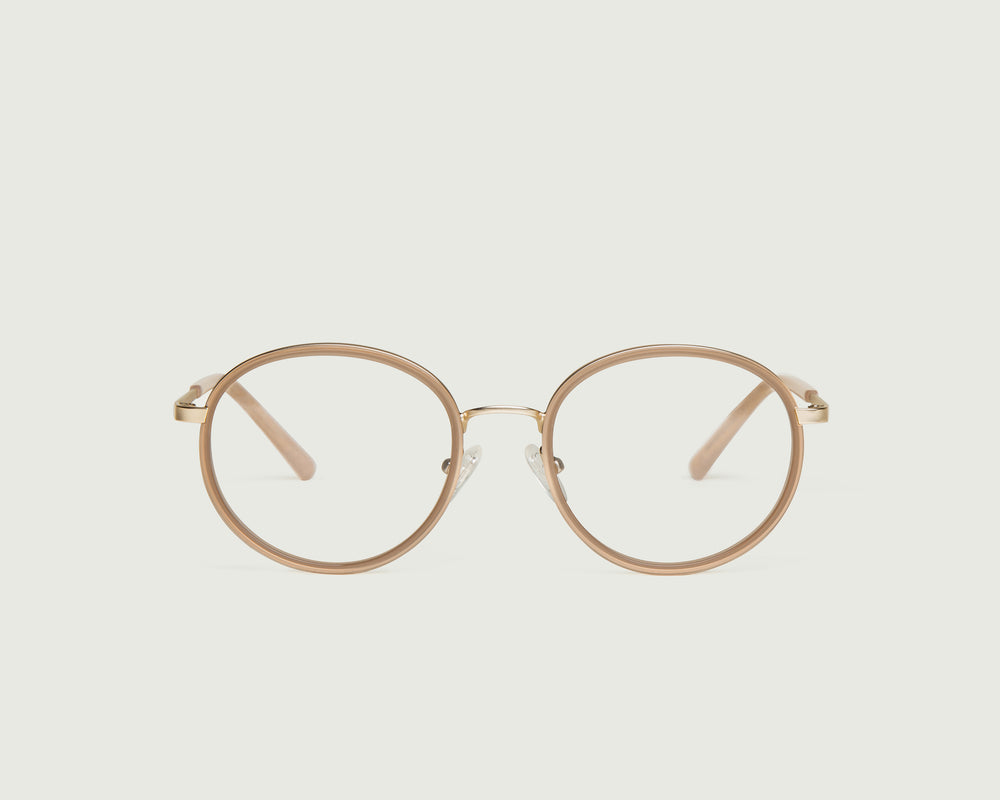Soybean::Alvaro Eyeglasses round Brown metal front