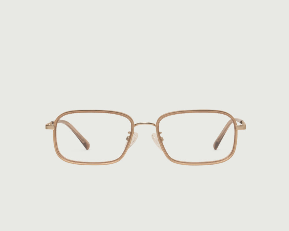 Soybean::Cato Eyeglasses square Brown metal front
