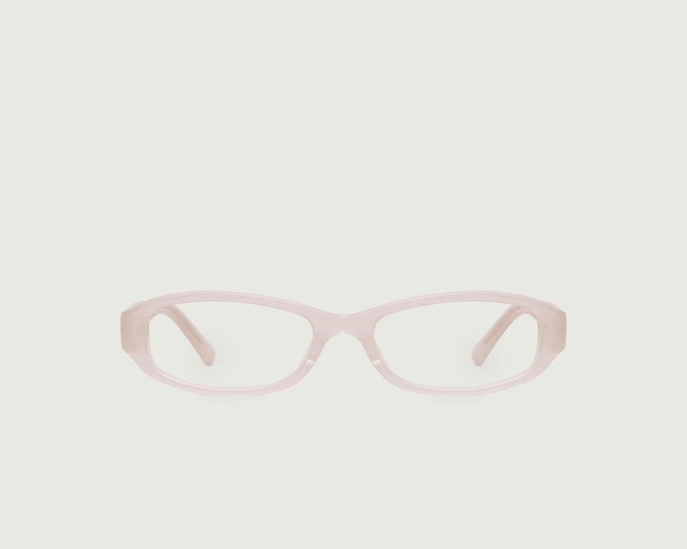 Taffy::Lucy Eyeglasses rectangle pink  acetate front