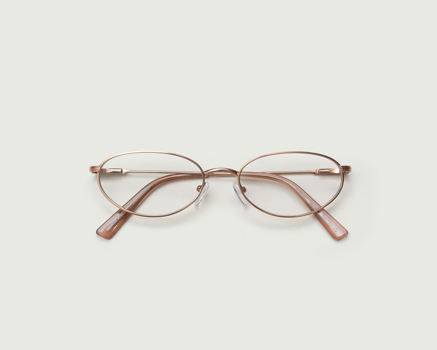 men Marshall Eyeglasses oval Brown metal