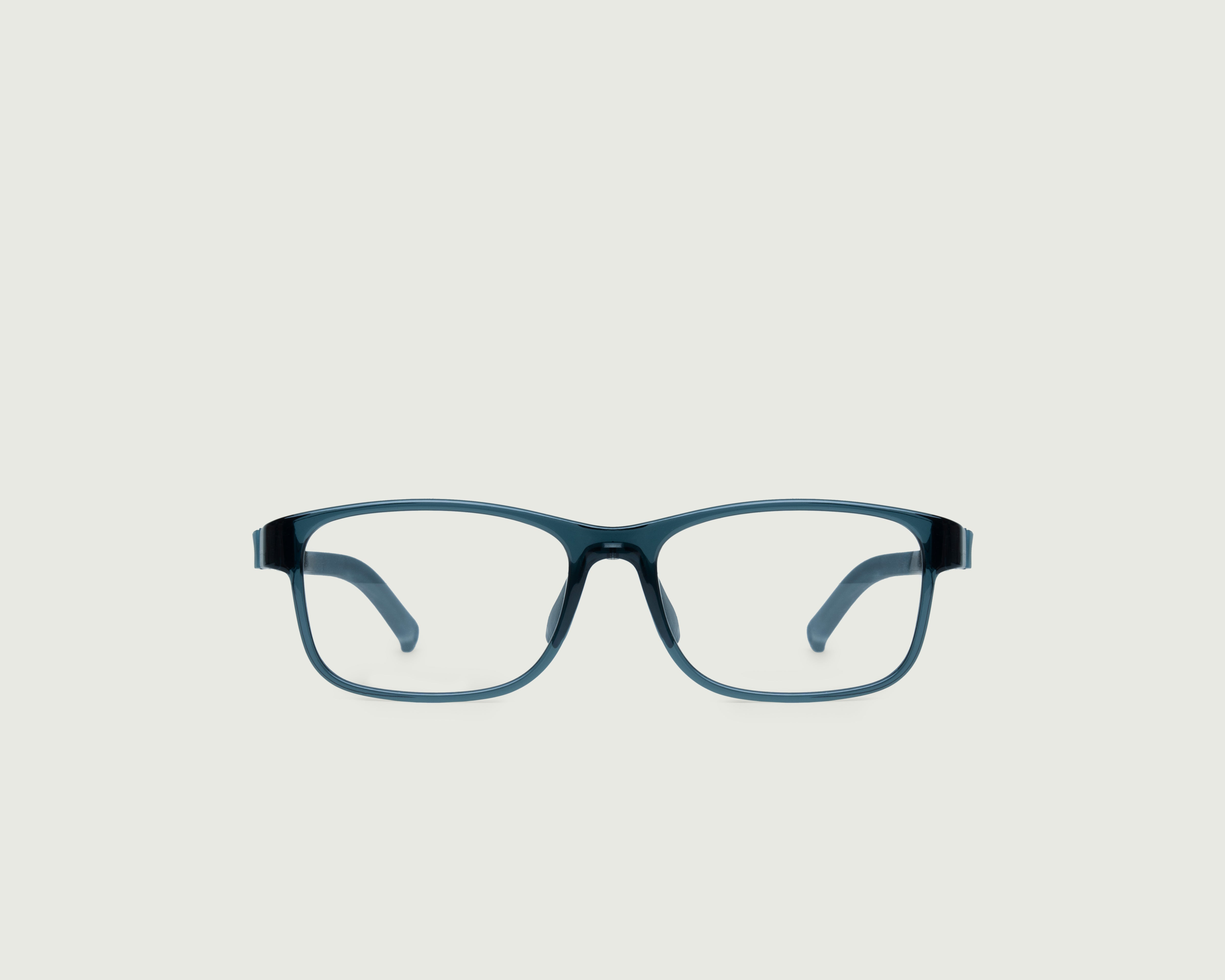 Whale ::Kai Kids Eyeglasses rectangle blue castor seed front