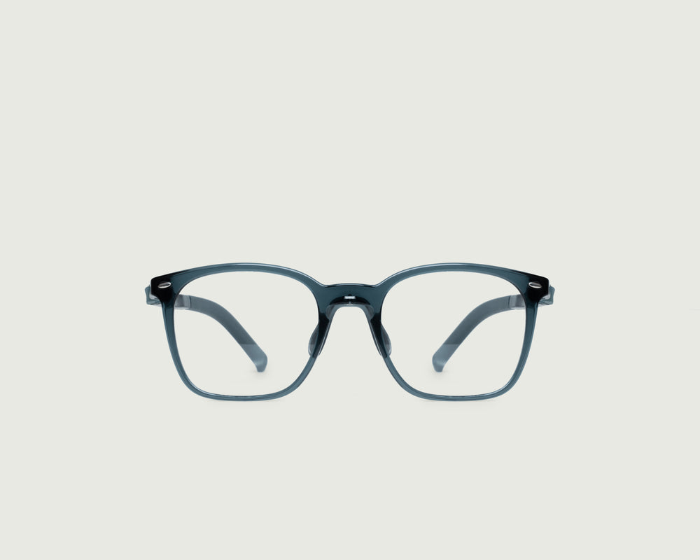 Whale::Otto Kids Eyeglasses square blue castor seed front