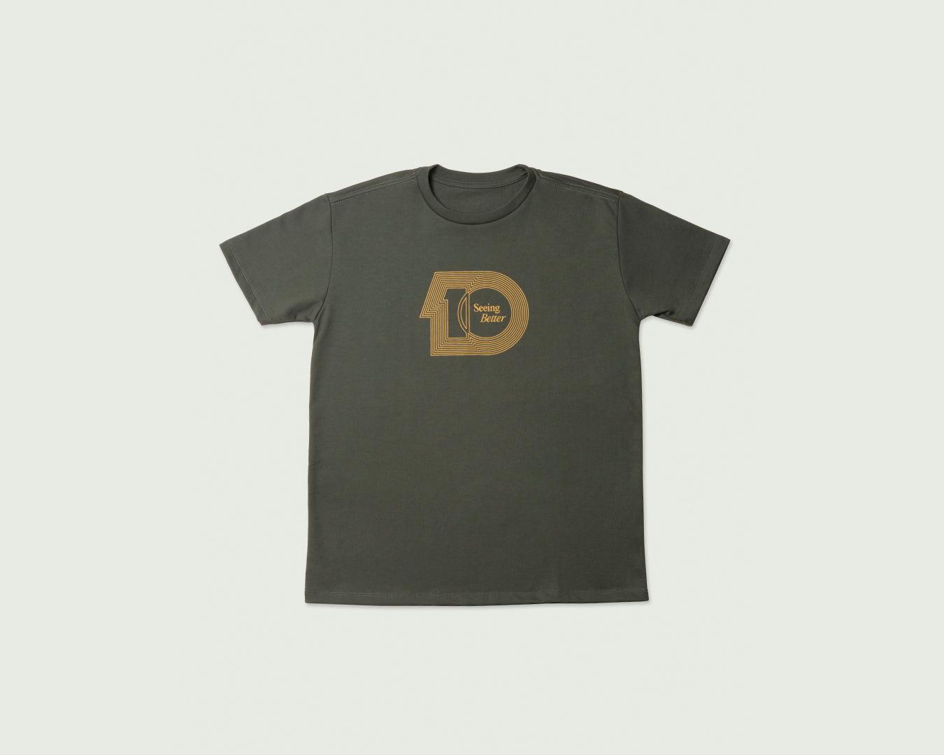 Shrub-S-M::Decade of Sunnies Tee Shirt S-M green front