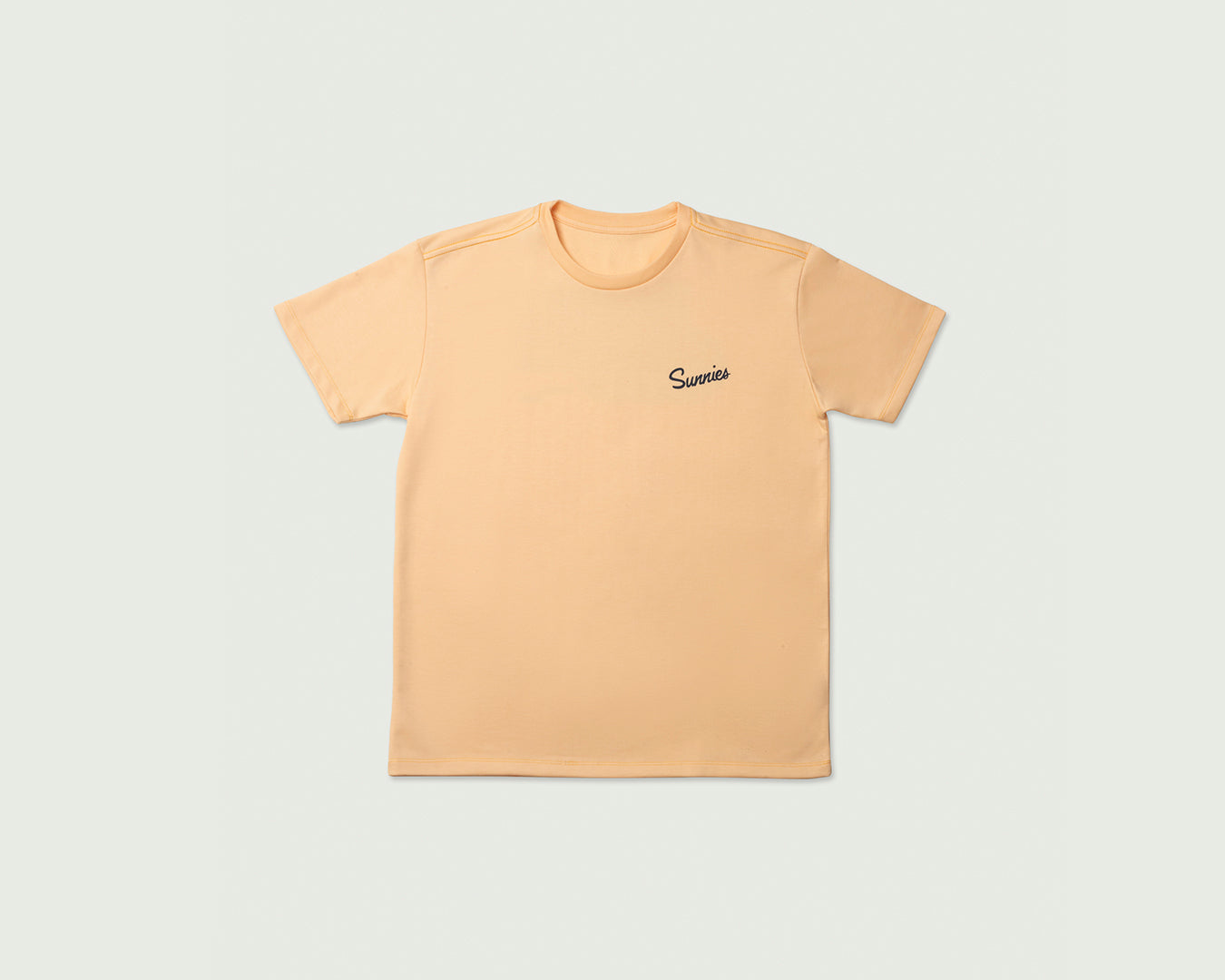 Pollen-S-M::Decade of Sunnies Tee Shirt S-M orange front