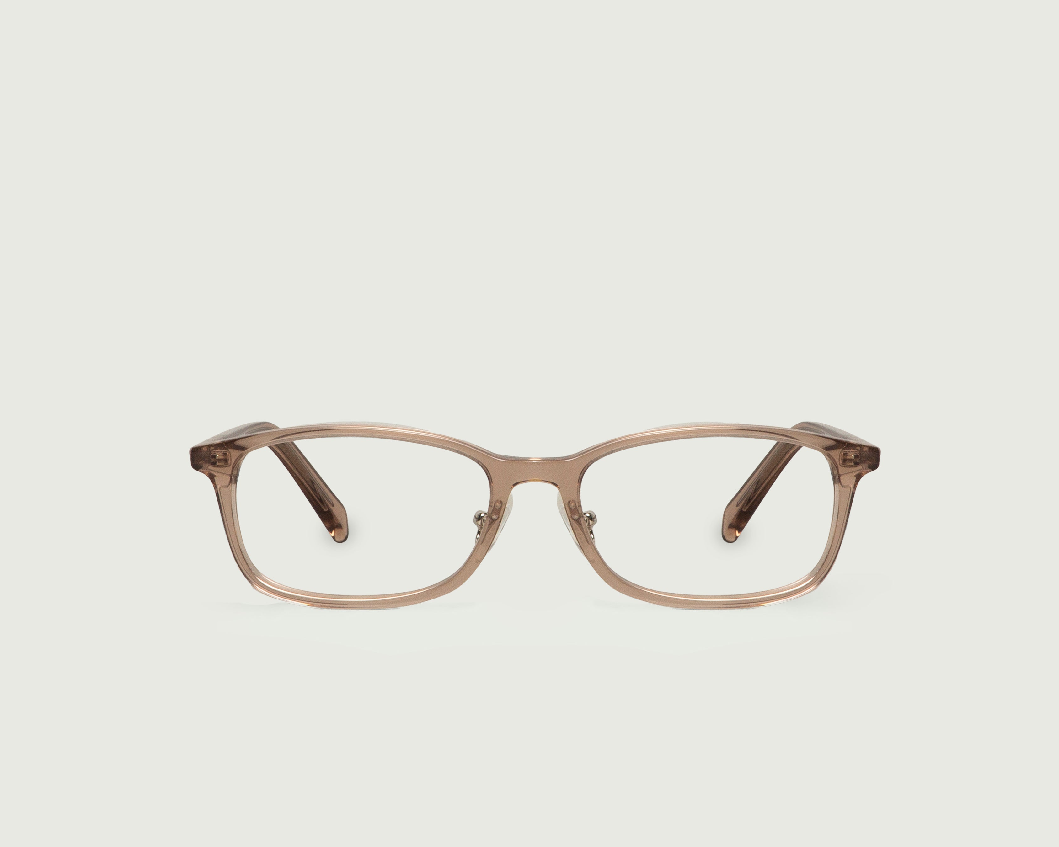 Fawn::Arlo+ Eyeglasses rectangle pink acetate front (6662882263094)