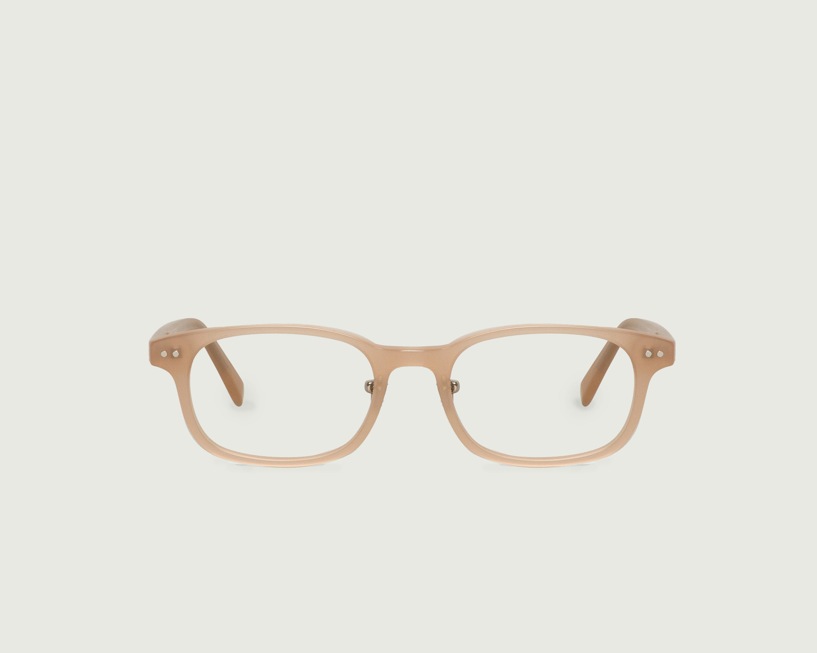 Miso::Ernest Eyeglasses rectangle nude acetate front (6662840582198)