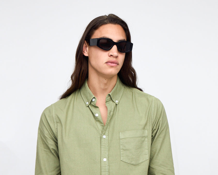 men Nori Sunglasses cateye black recycled polyester