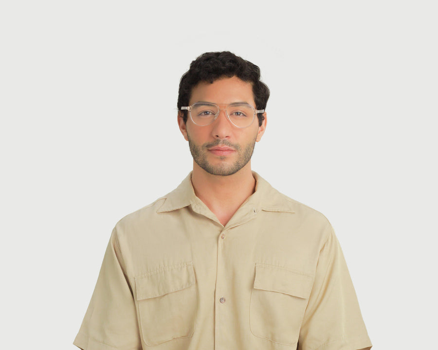 men Arturo+ Eyeglasses pilot nude acetate (6537621307446)