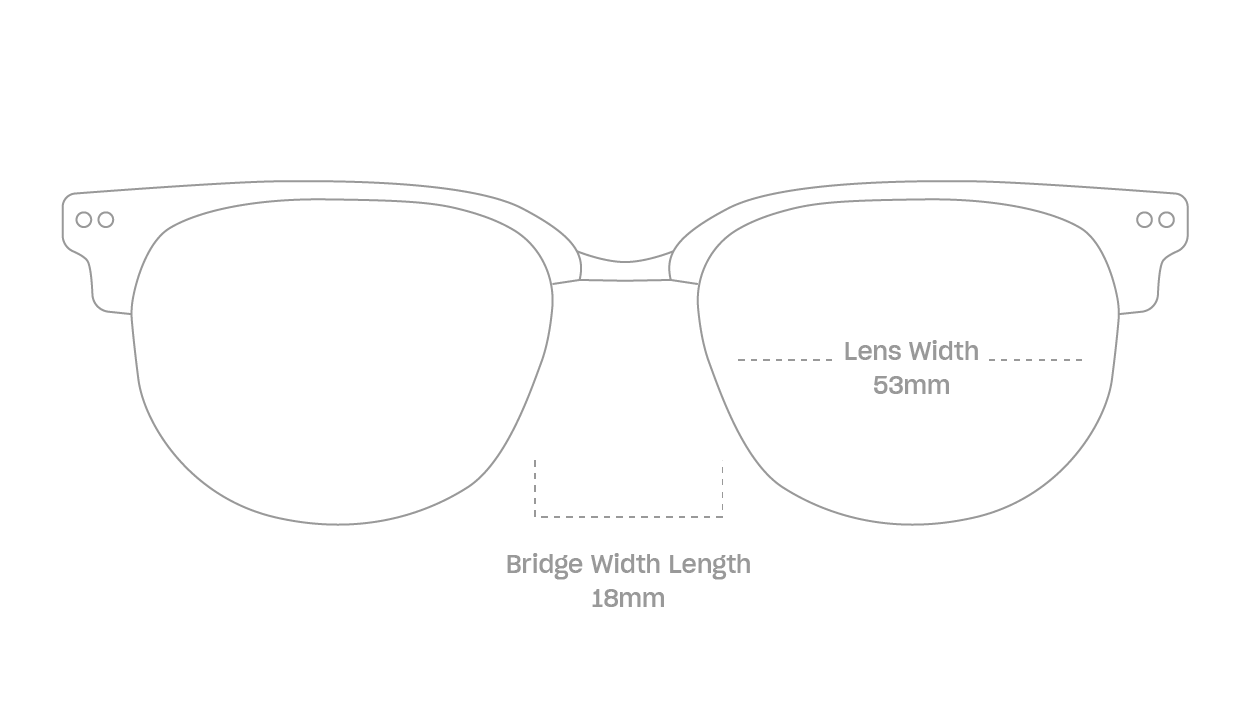 measurement::lens width Madison Eyeglasses browline plastic (4687758065718)