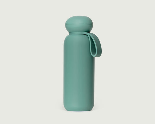 sage-32oz::Sunnies Flask  Tumbler green  front