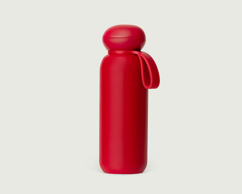 chili-32oz::Sunnies Flask  Tumbler red  front