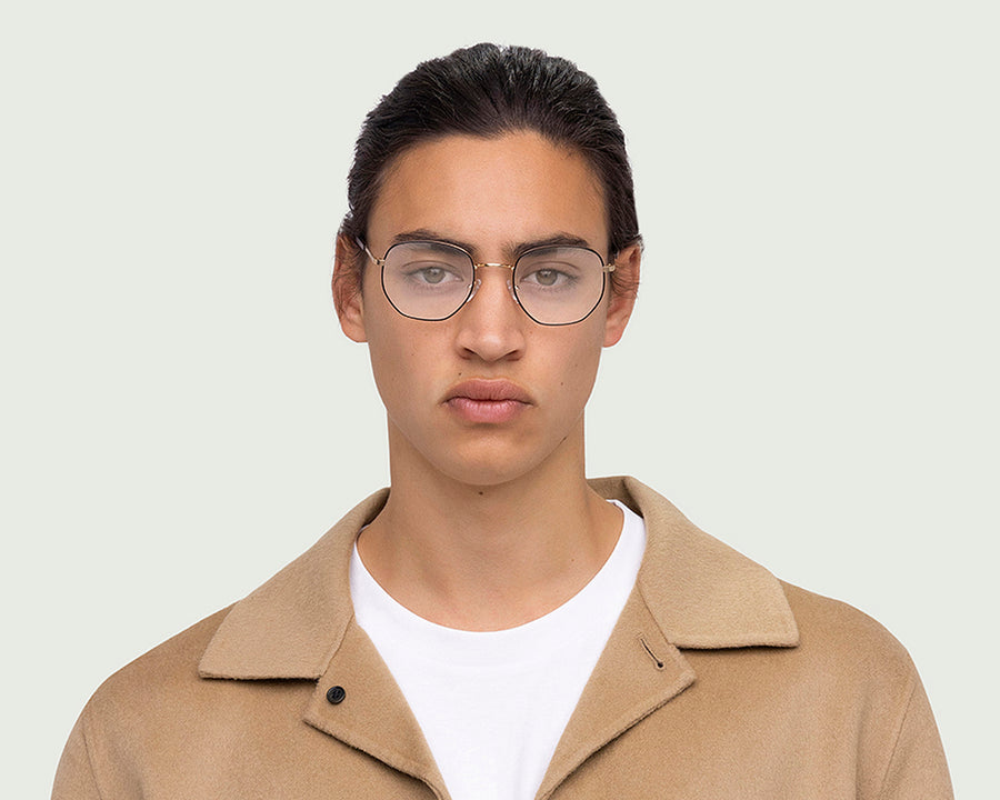 men Marcel+ Wide Eyeglasses cat eye black acetate