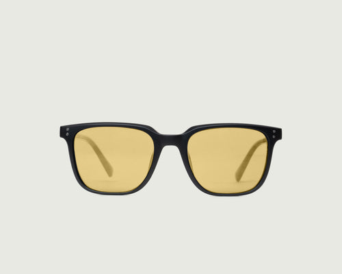 Ink Artichoke::Harry Sunglasses Square Black metal front