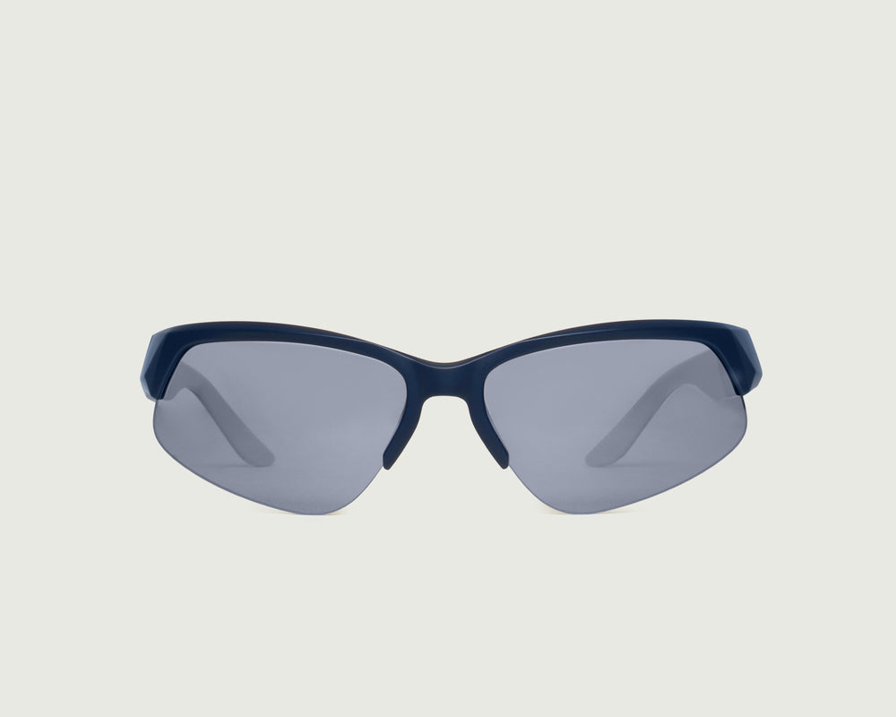 Abyss Polarized::Simone Sunglasses cateye Blue recycled polyester front