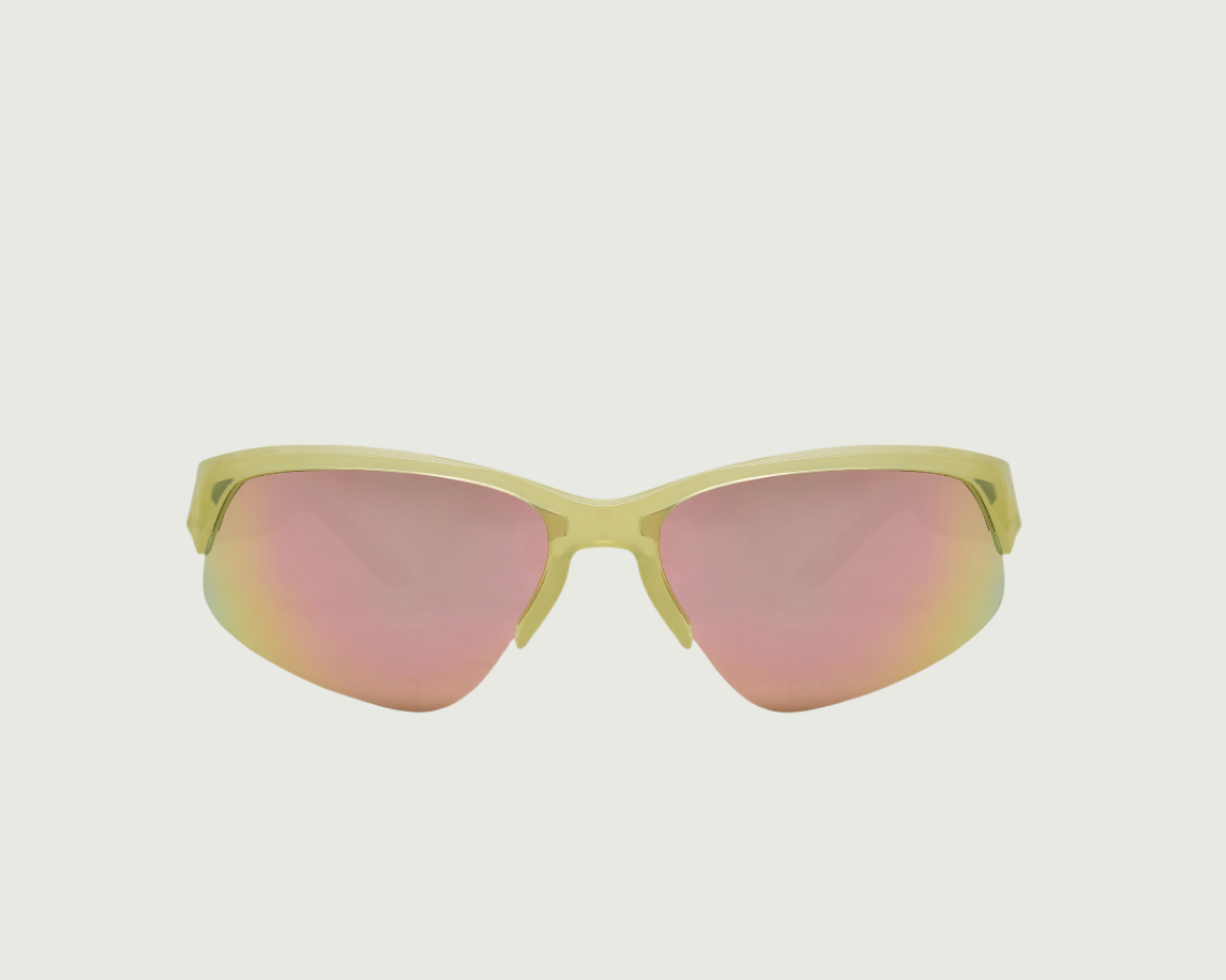 Acid::Simone Sunglasses cateye green recycled polyester front