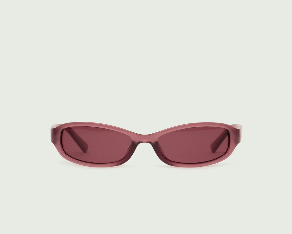 Anise::Cece Sunglasses rectangle Pink recycled polyester front
