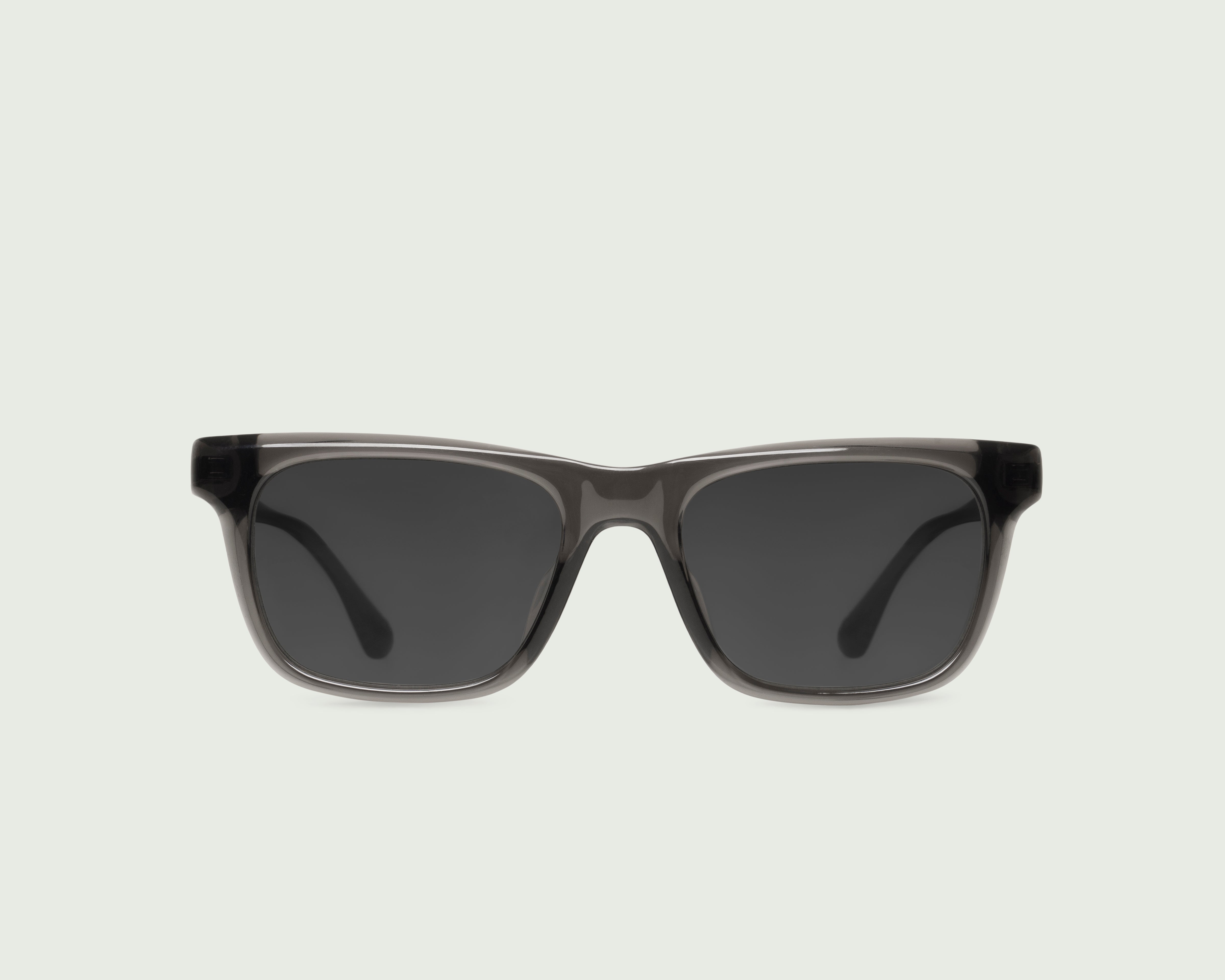 Ant::James Sunglasses rectangle black recycled polyester front