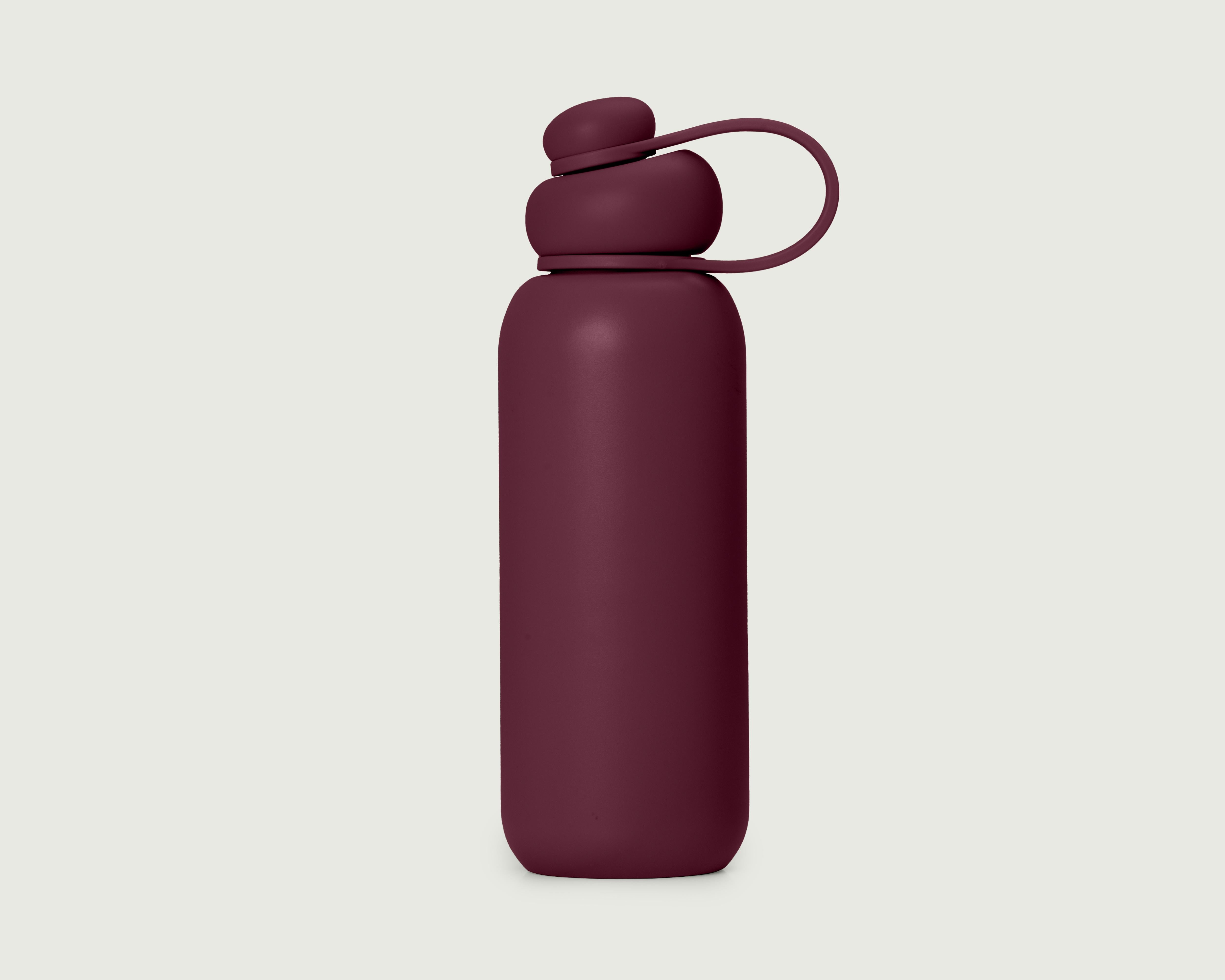 Beet-32oz::Bubble Flask Tumbler purple  front