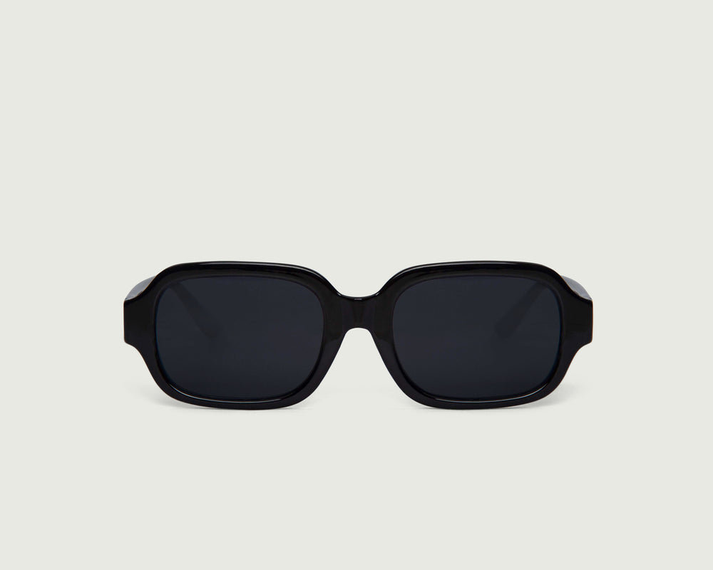 Ink::Bobbi Sunglasses square black recycled polyester front 