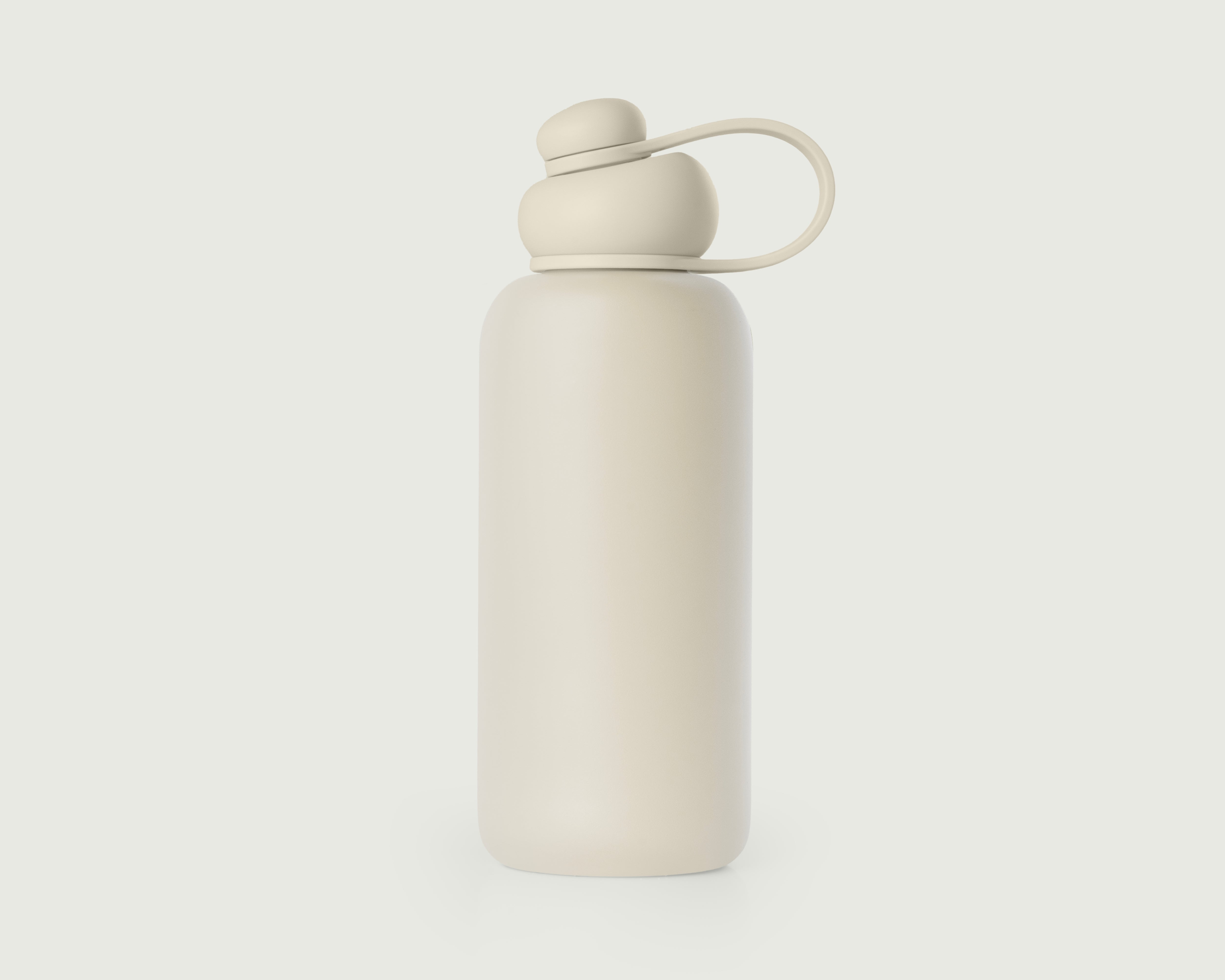 Burrata-40oz::Bubble Flask Tumbler white  front