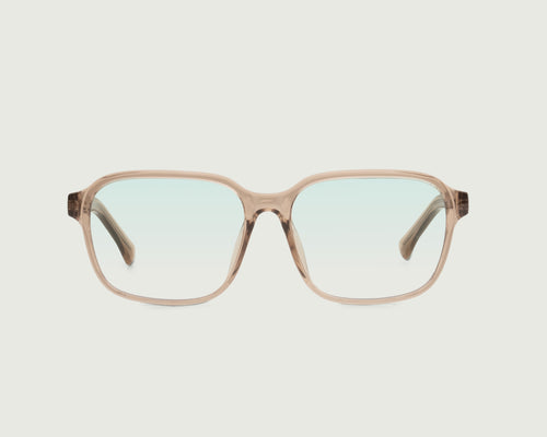 Sesame::Barry Anti-Radiation Glasses square brown recycled polyester front