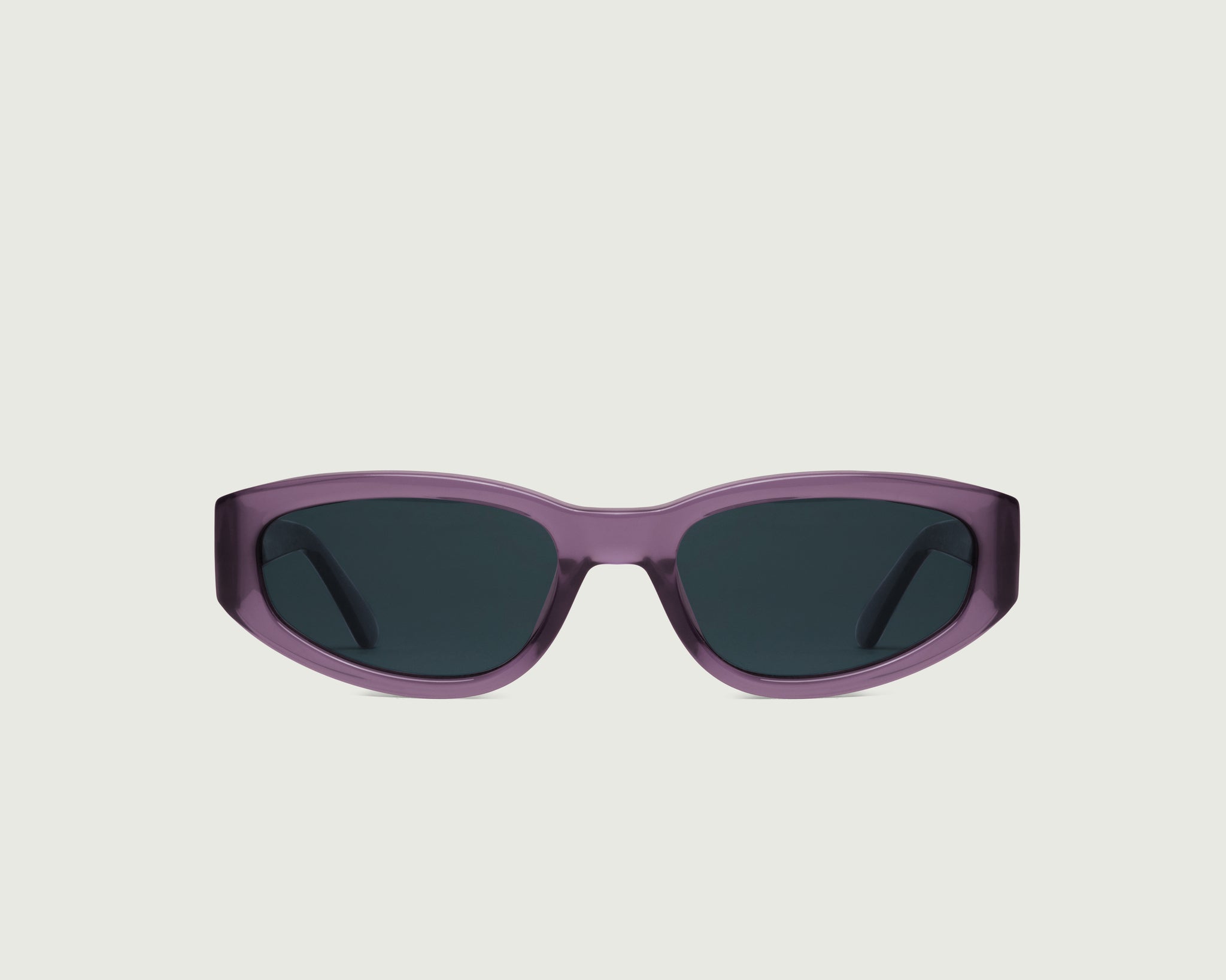 Berry ::June Sunglasses cateye purple recycled polyester front