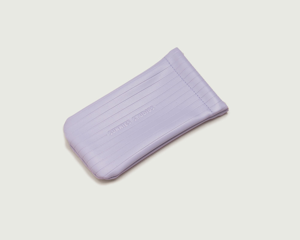 Berry::Ribbed Sac Eyewear case purple  top