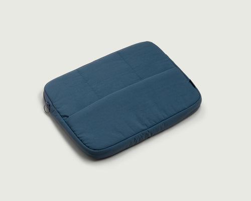 Blueberry::Laptop Sleeve  blue  front diagonal