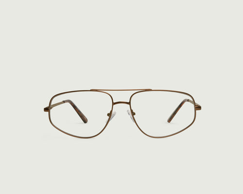 Bronze::Rome Anti-Radiation Glassespilot brown  metal front
