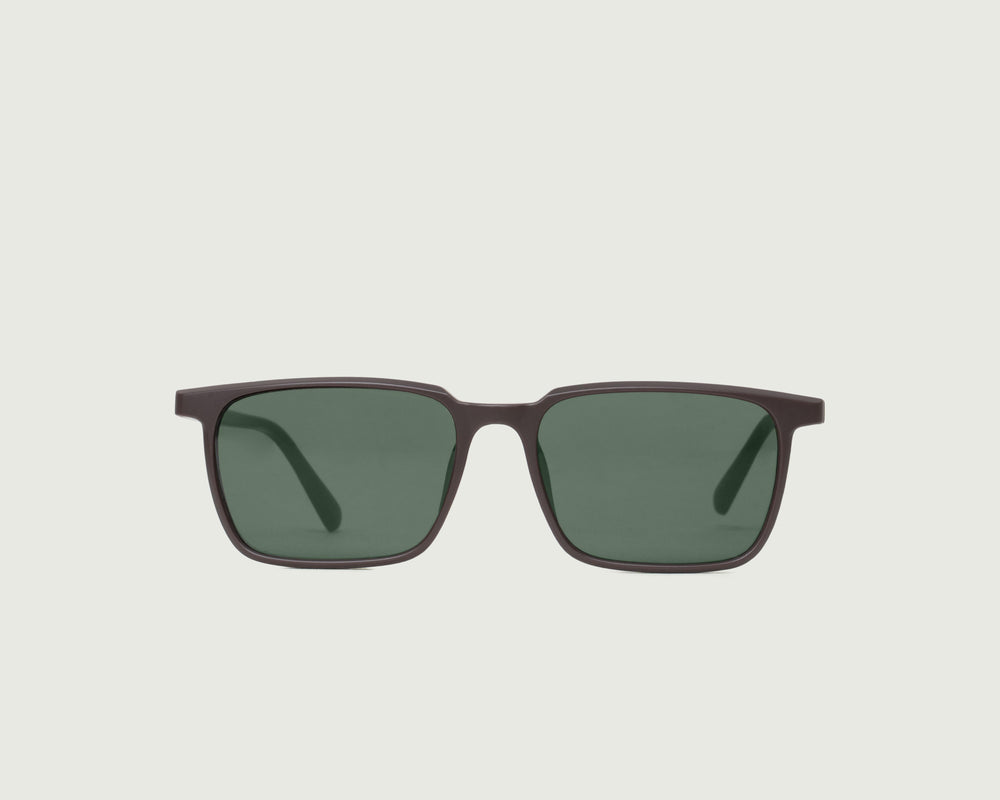 Brunette::Chuck Sunglasses square Brown recycled polyester front