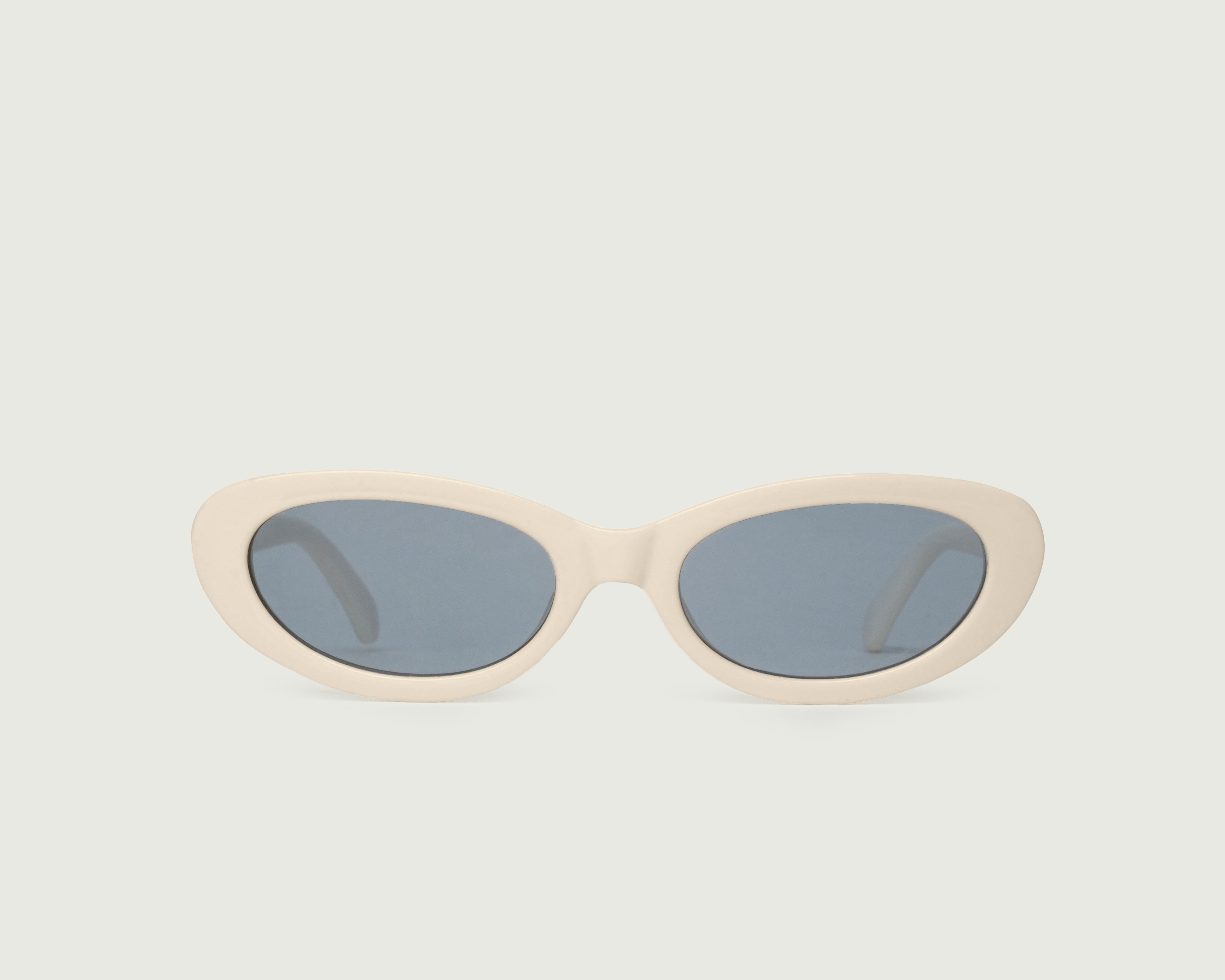 Burrata::Dakota Sunglasses cateye White recycled polyester front
