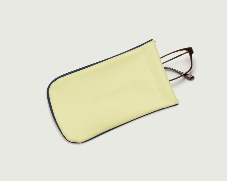 Two Tone Sac Eyewear case yellow