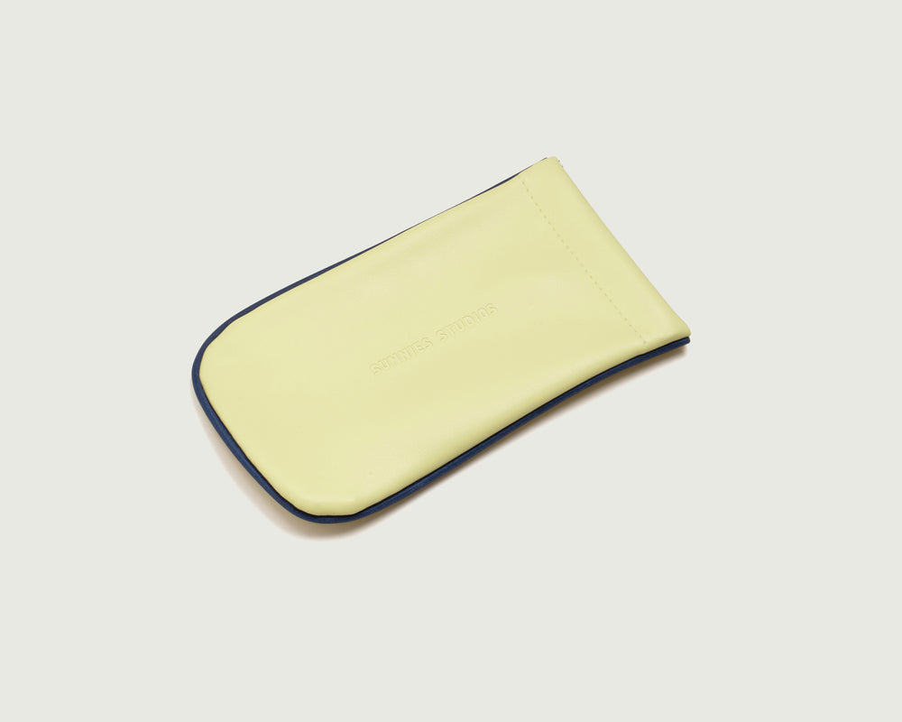 Buttermilk::Two Tone Sac Eyewear case yellow  top