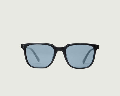 Ink Chambray ::Harry Sunglasses Square Black metal front