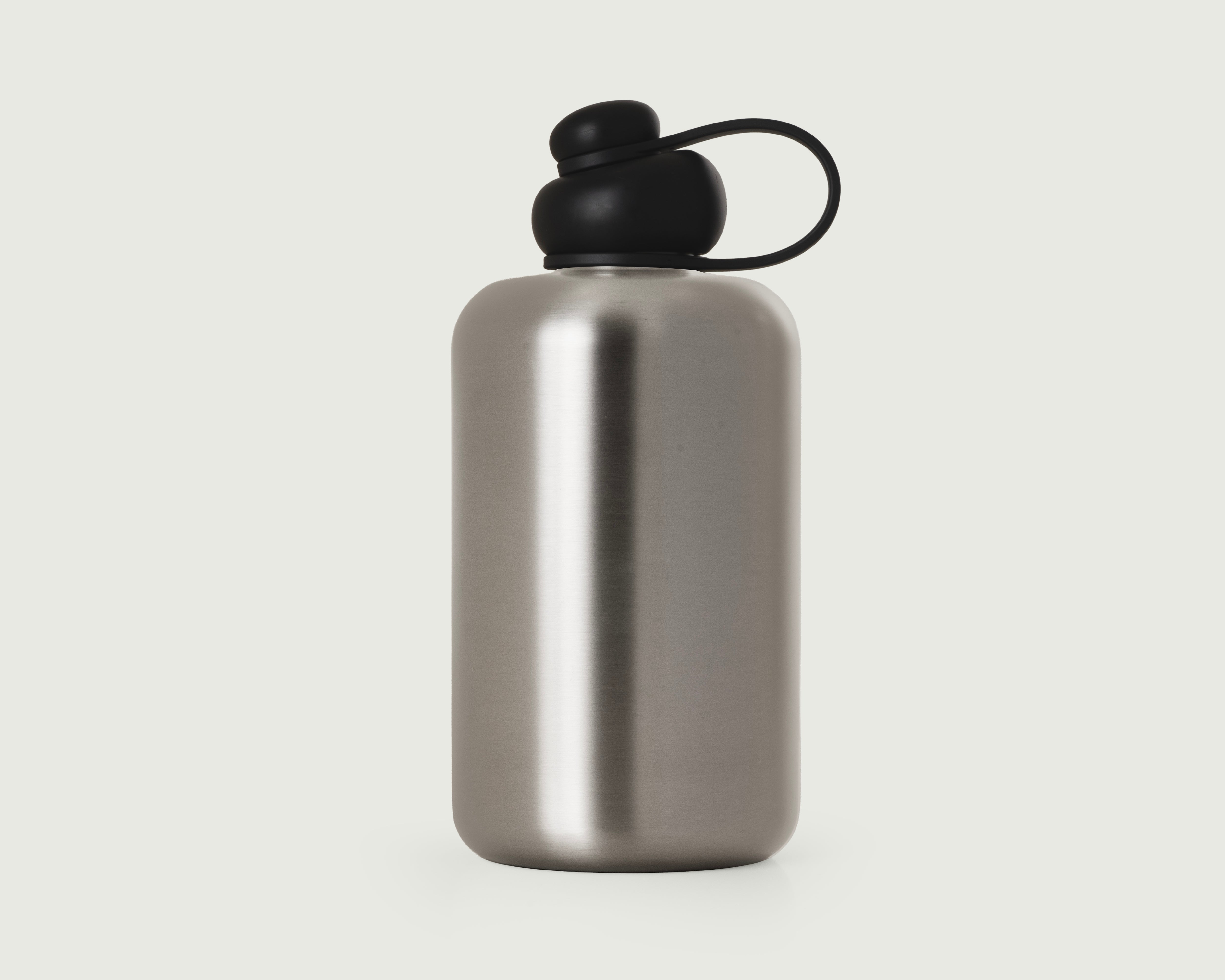 Chrome-64oz::Bubble Flask Tumbler gray  front