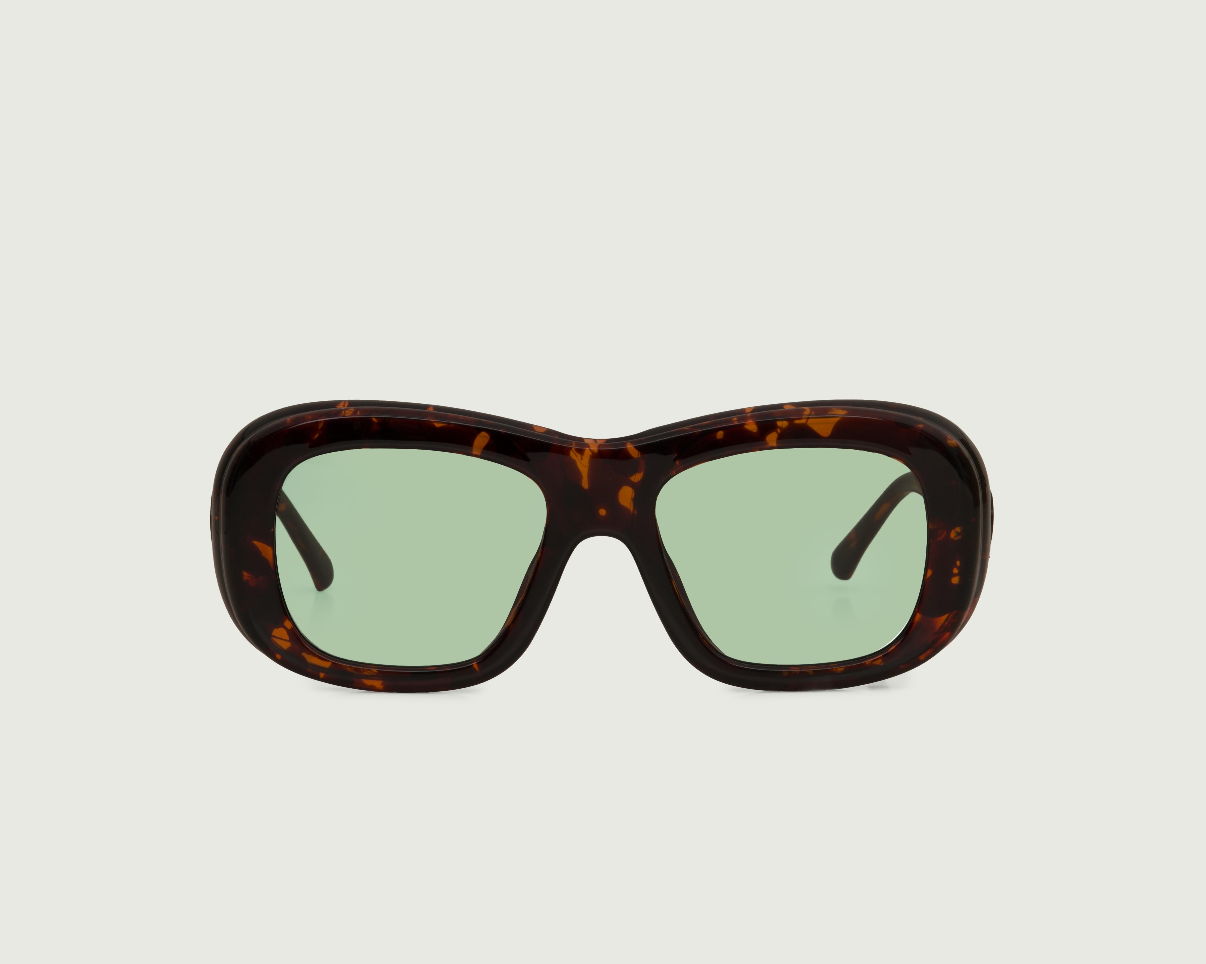 Classic Tort::Yara Sunglasses Rectangle Tort Acetate front