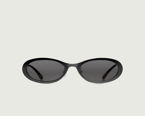 Carbon::Uma Sunglasses Oval Black metal front
