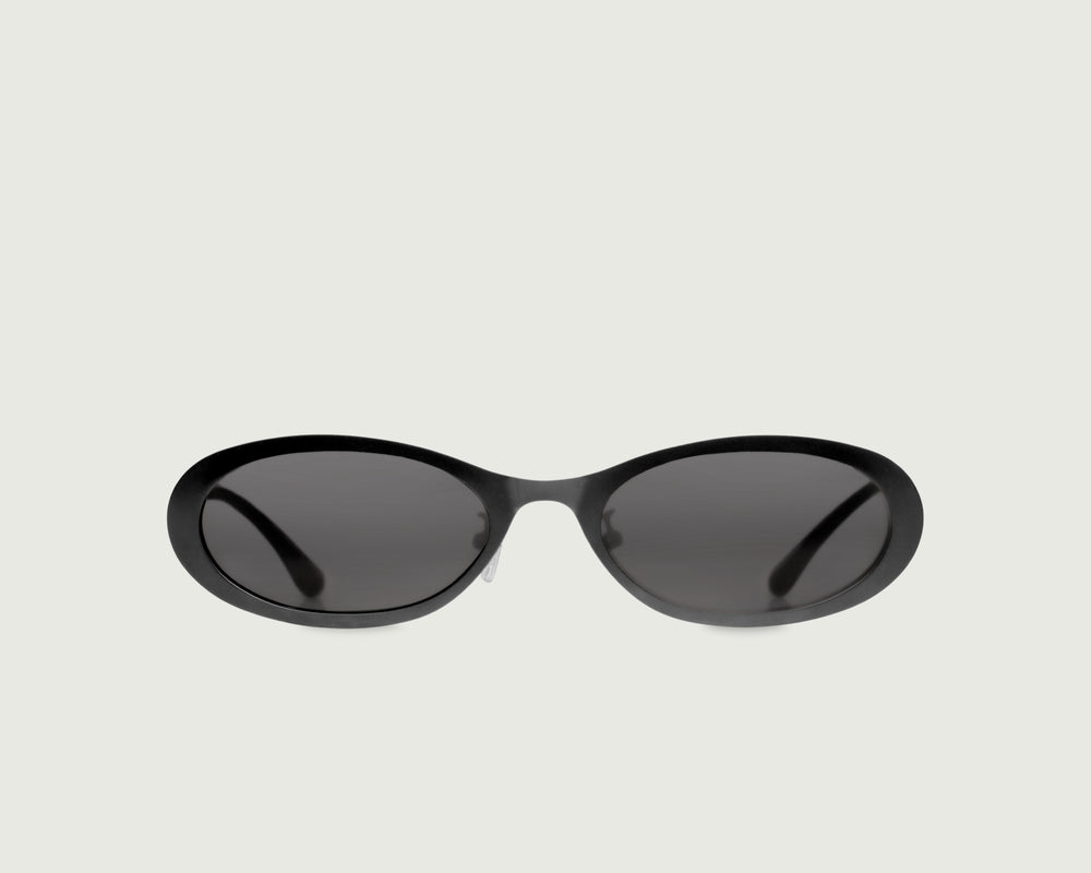 Carbon::Uma Sunglasses Oval Black metal front