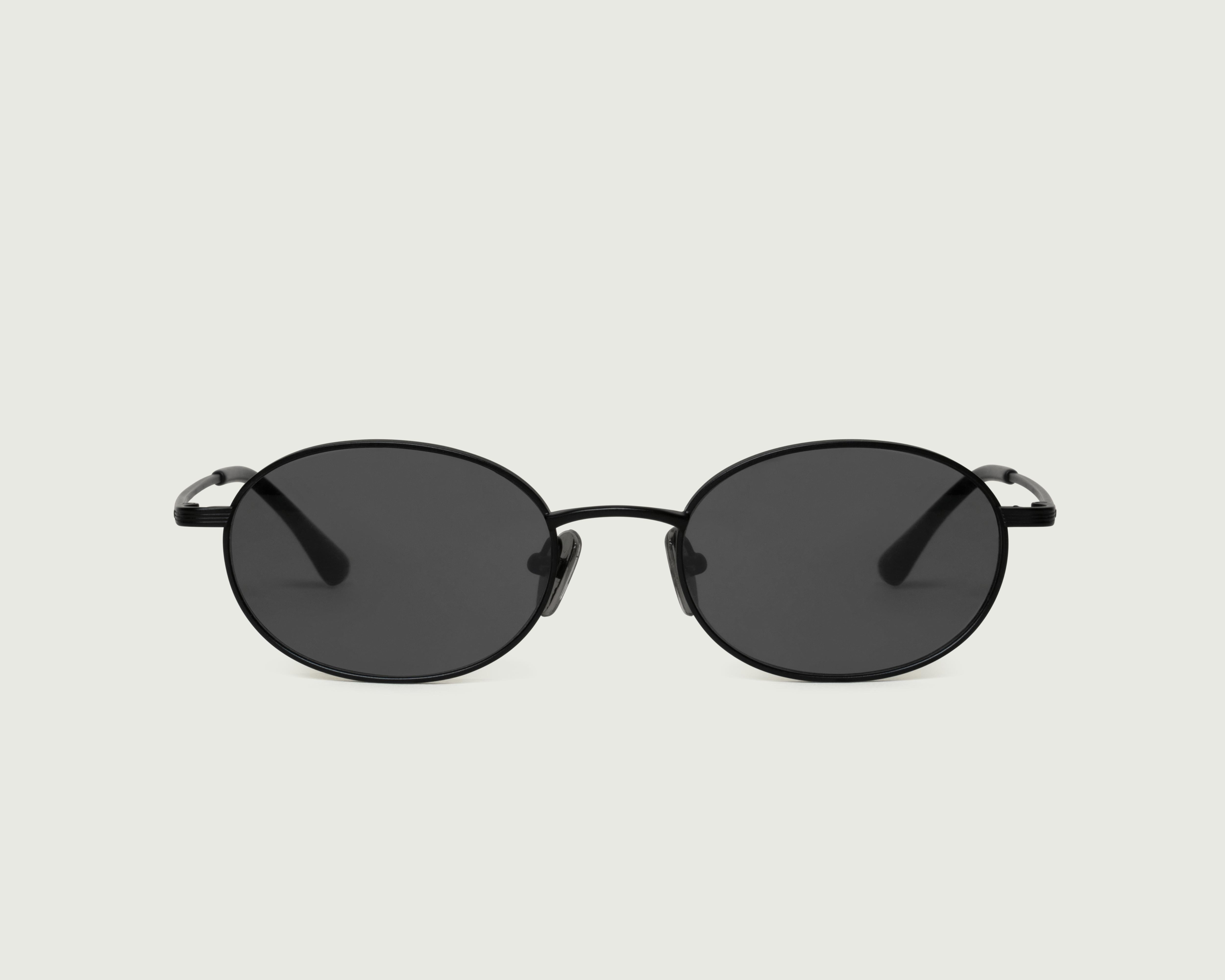 Charcoal::Sloane Sunglasses pilot Black metal front