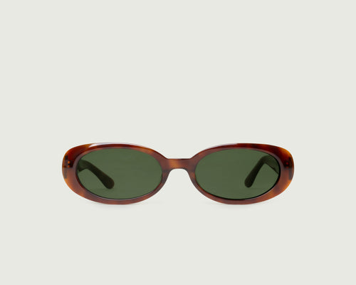 Cherry Tort::Devon  Sunglasses round tort acetate front