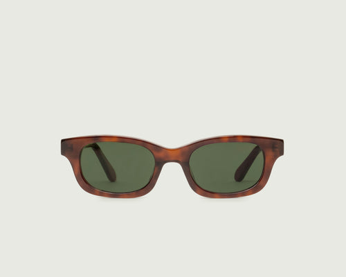 Cherry Tort::Dane Sunglasses rectangle Tort acetate front