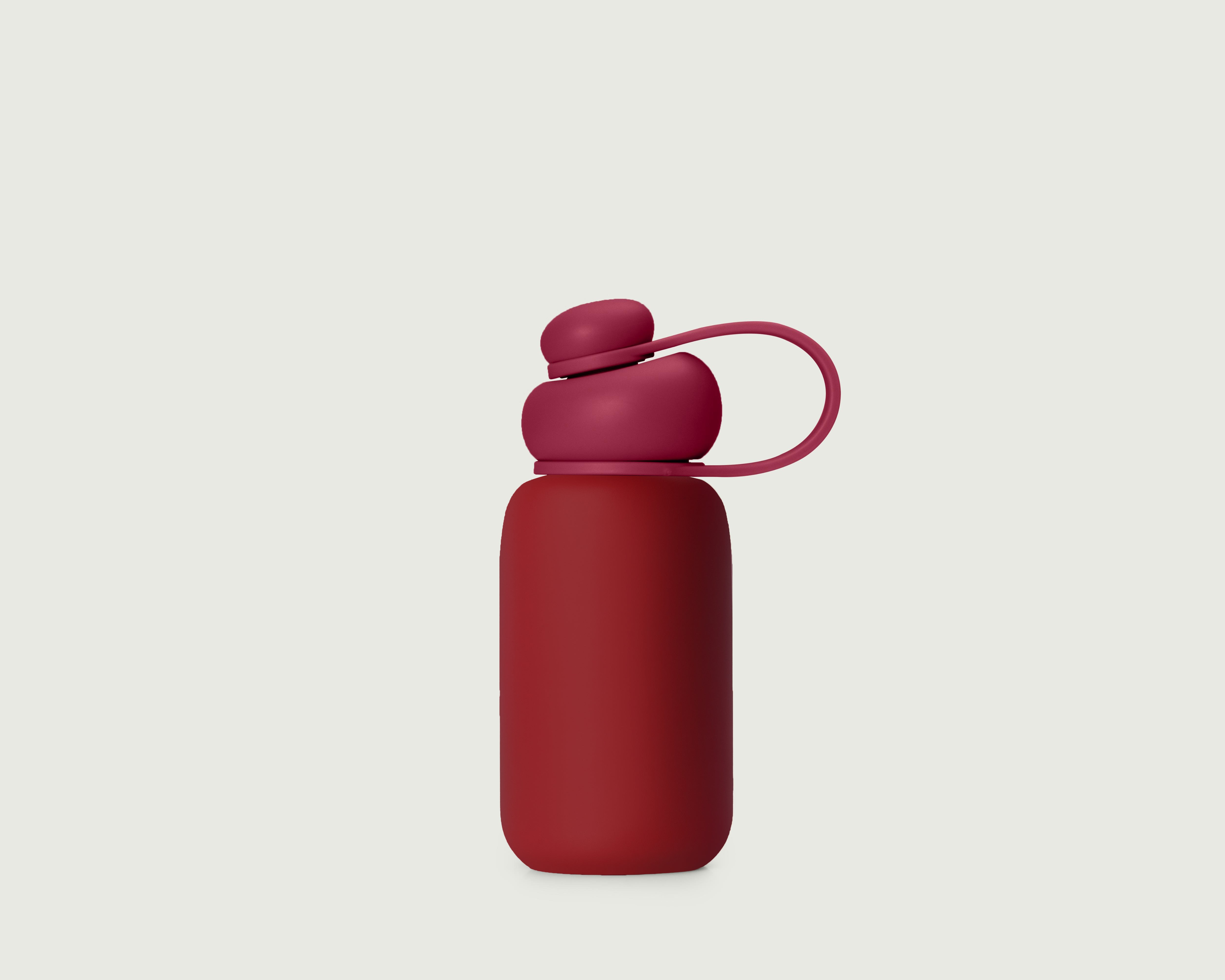 Chili-16oz::Bubble Flask Tumbler red  front